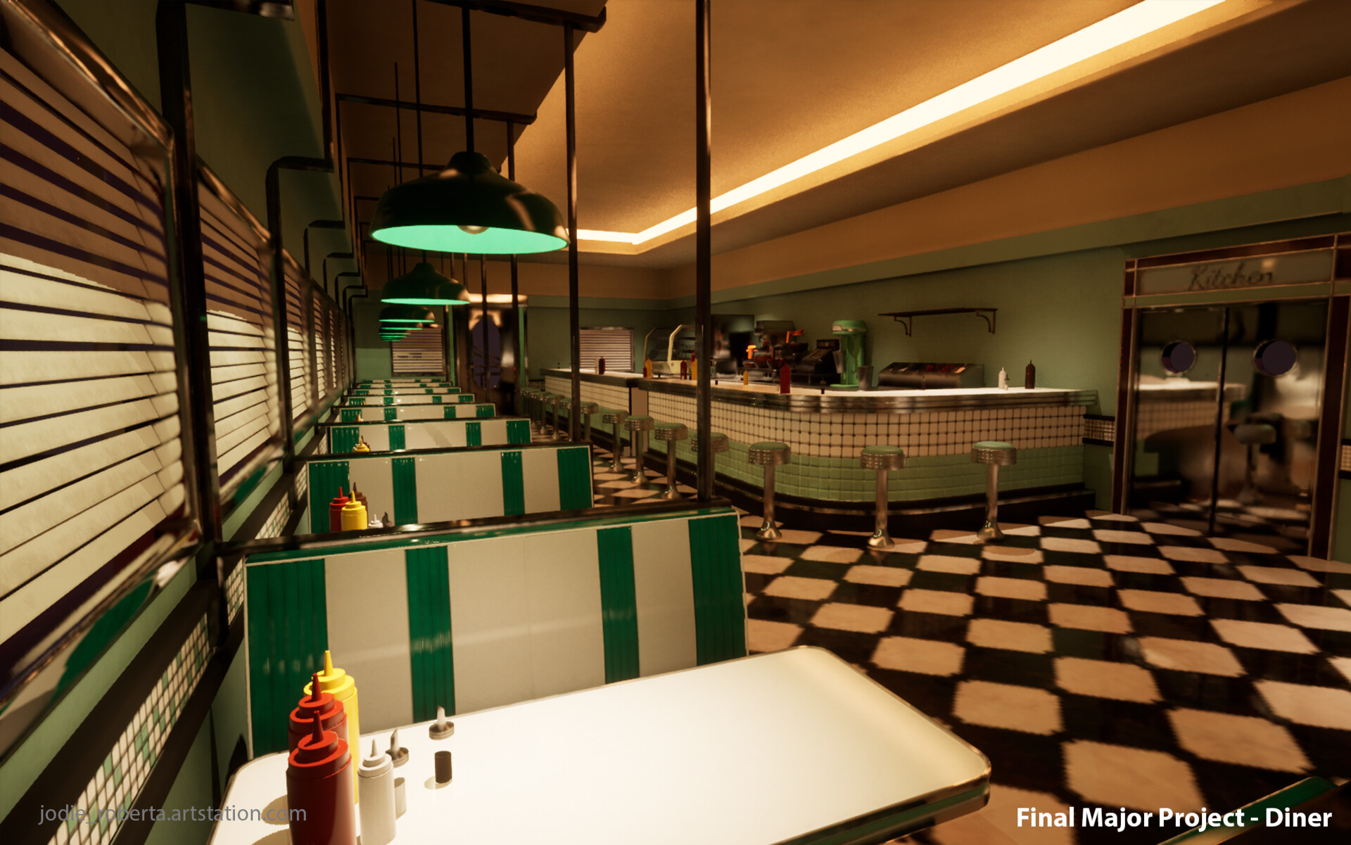 ArtStation - Ruby's Diner