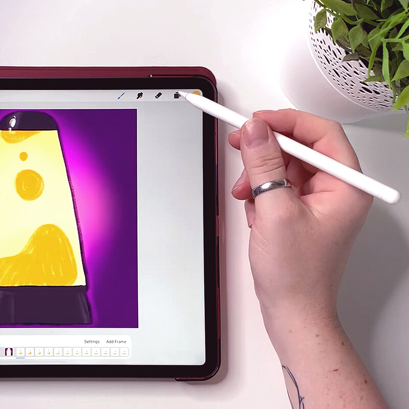 From Dot To Line To Mass: An Intuitive Approach to Animation in Procreate