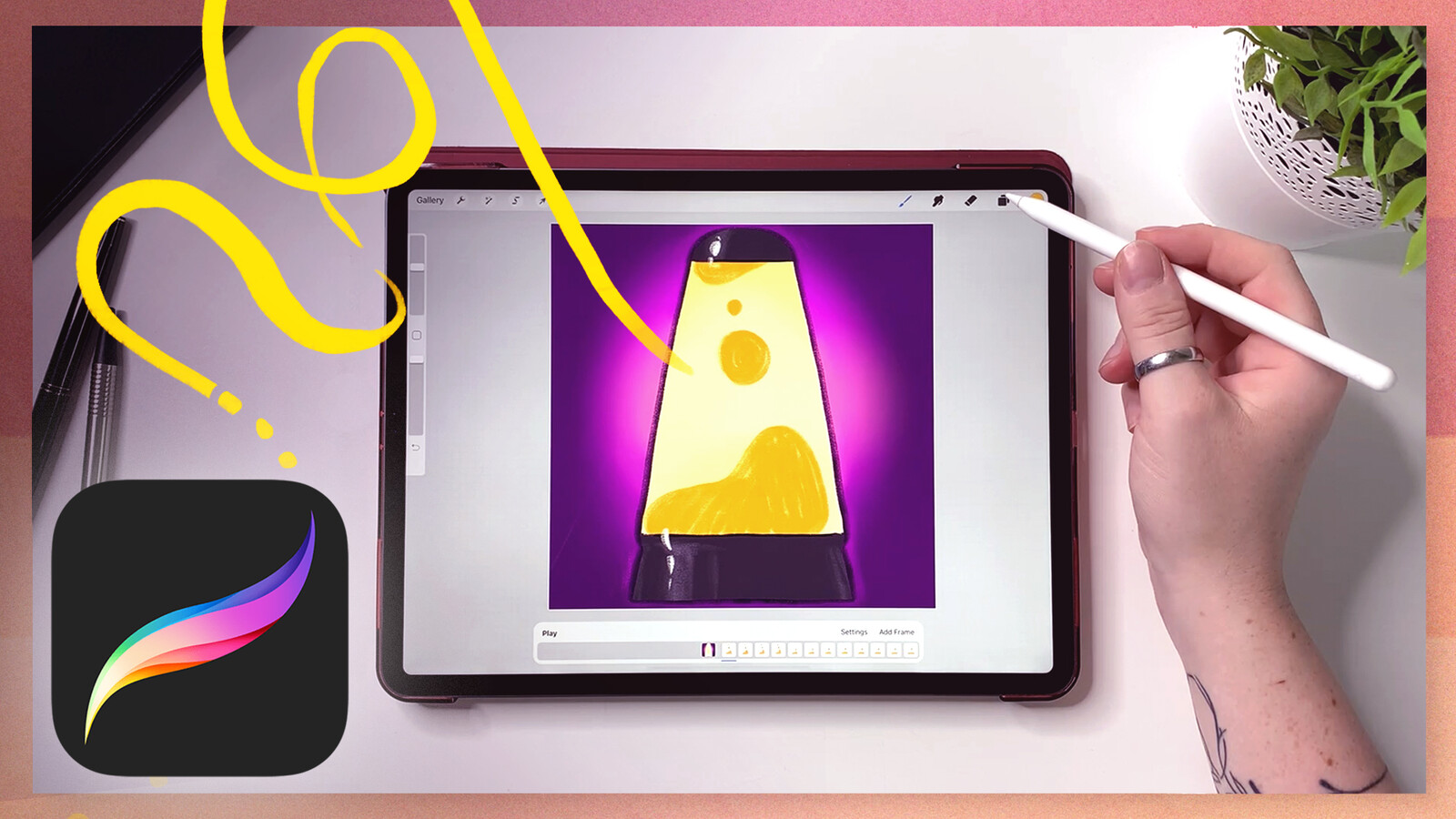 From Dot To Line To Mass: An Intuitive Approach to Animation in Procreate