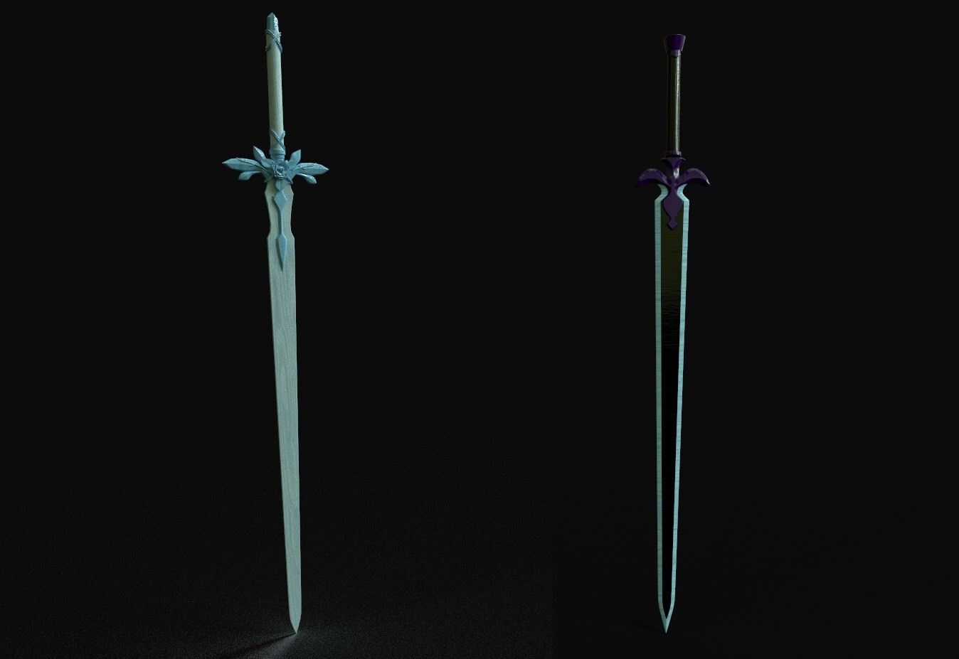 ArtStation Blue Rose Sword/Night Sky Sword