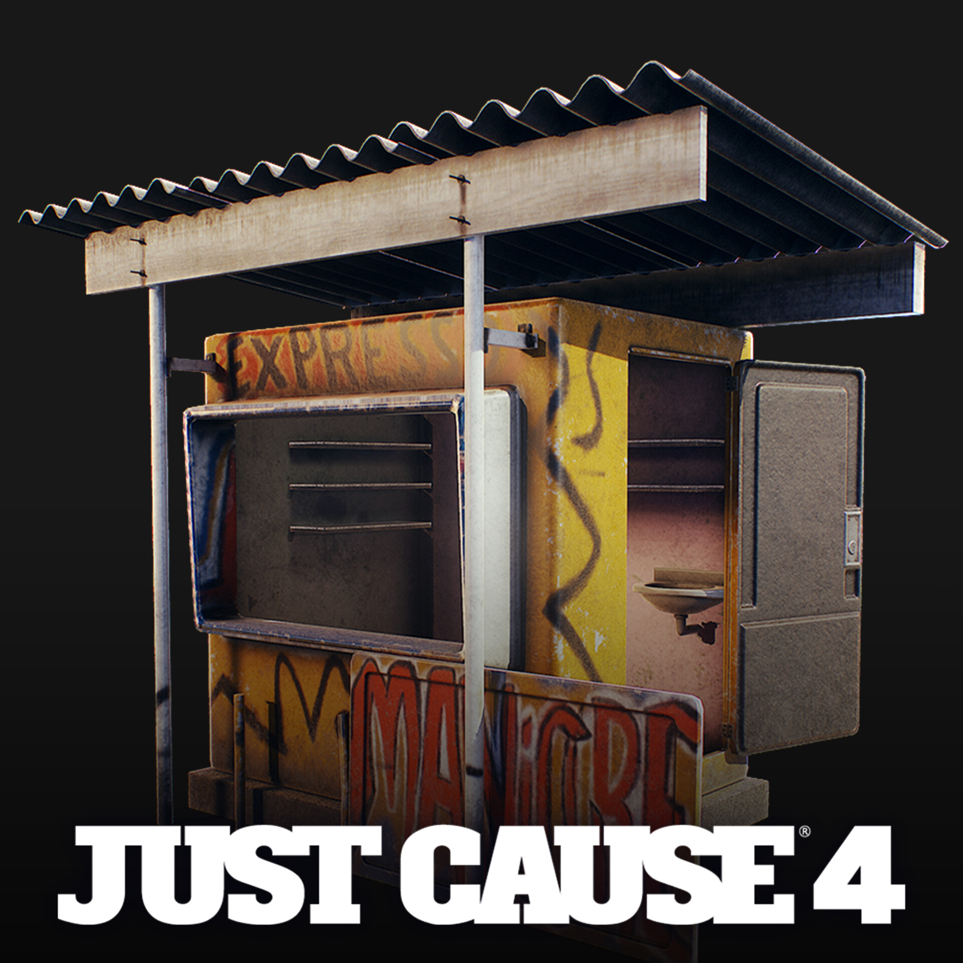 ArtStation Just Cause 4 Props