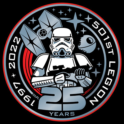 The 501st Legion: 25th Anniversary Logo (Freelance)