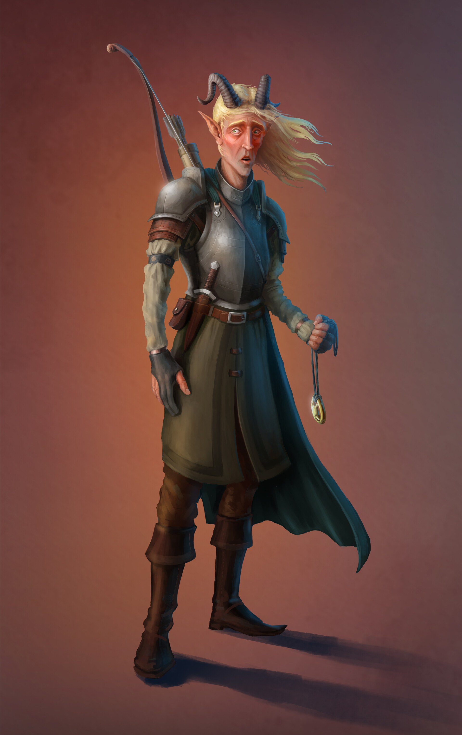 ArtStation elf archer .practice.