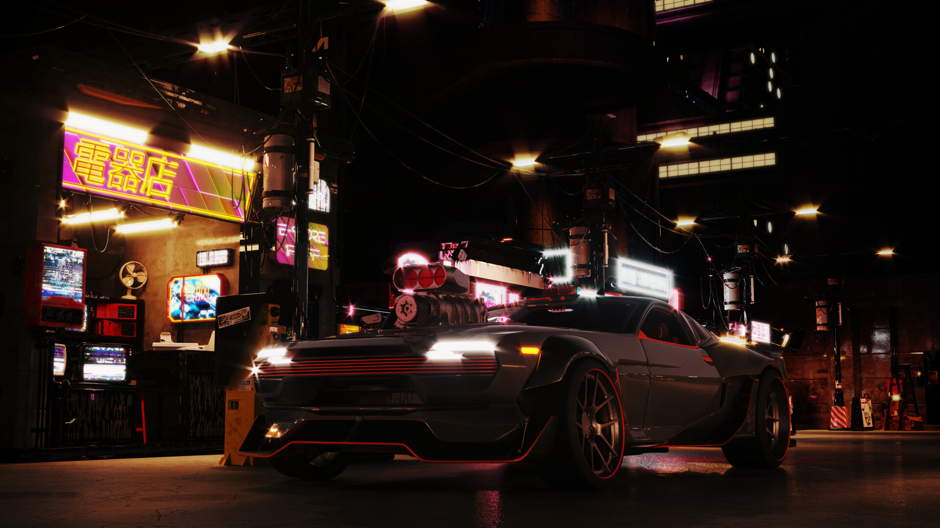 ArtStation CyberPunk Car