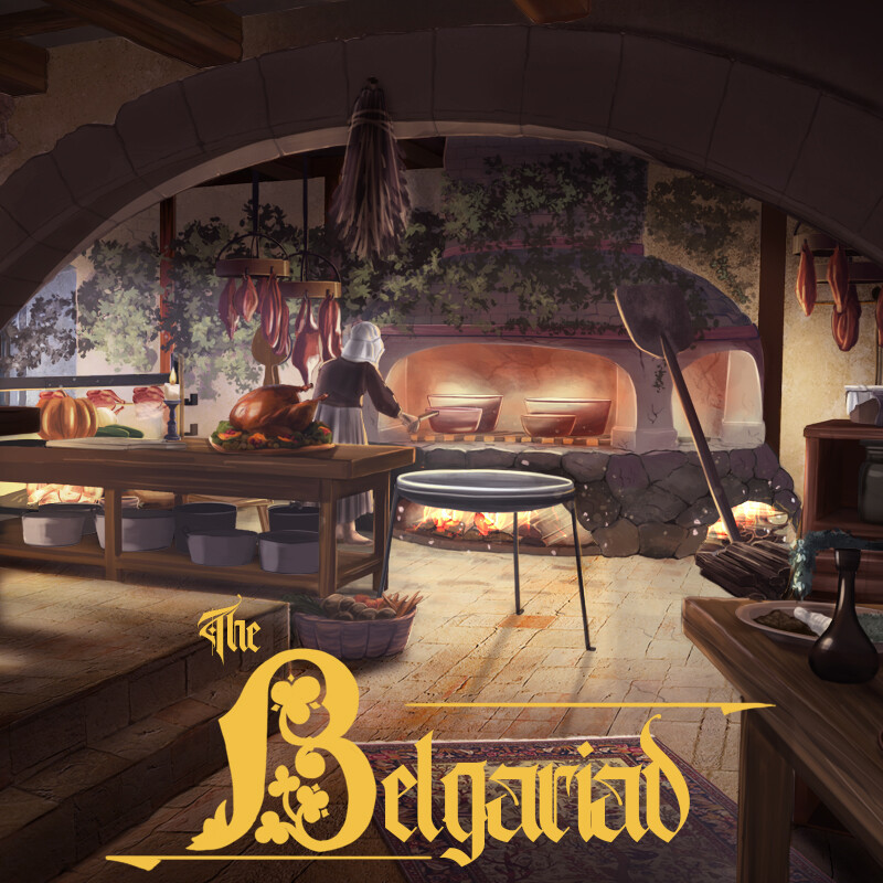 Artstation The Belgariad Faldors Farm Kitchen Production Shot