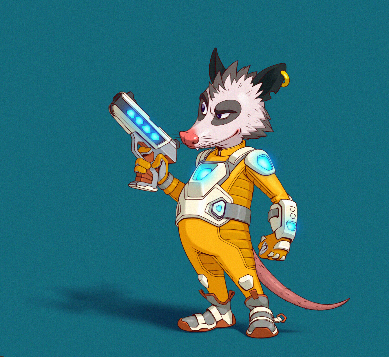 ArtStation - Possum space traveler