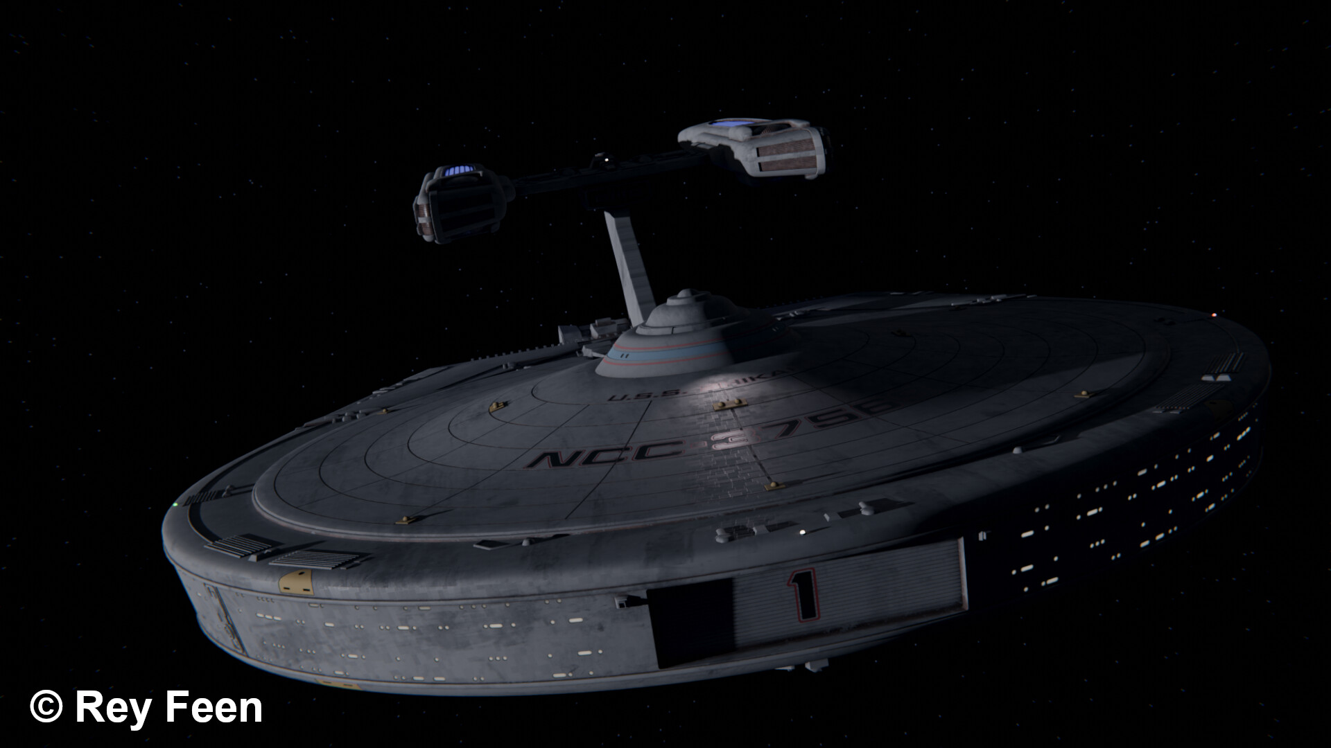 ArtStation - Constellation Class (Star Trek: TNG/DS9)