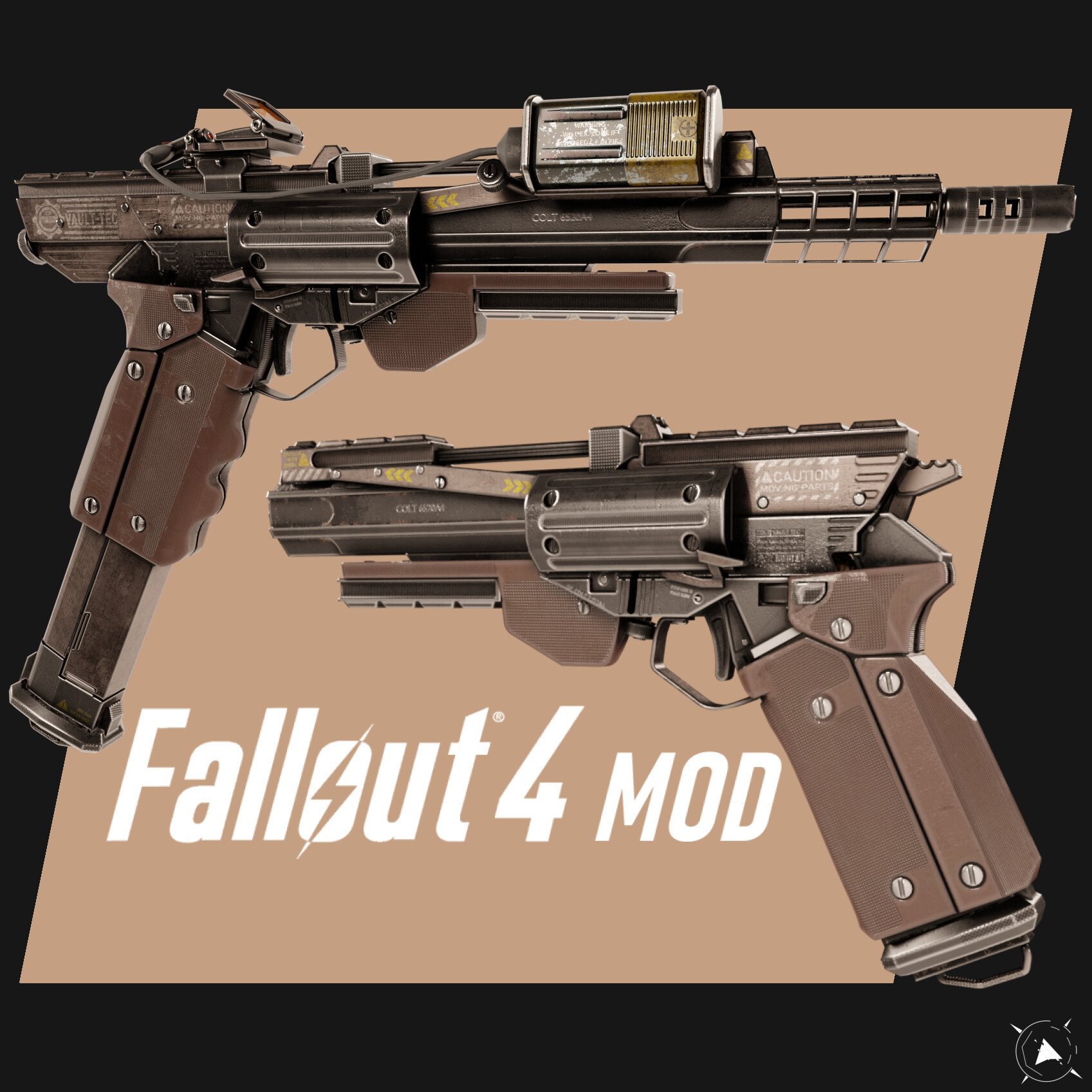 ArtStation Fallout Mod 10mm Pistol Reimagined/Redesign, 48% OFF