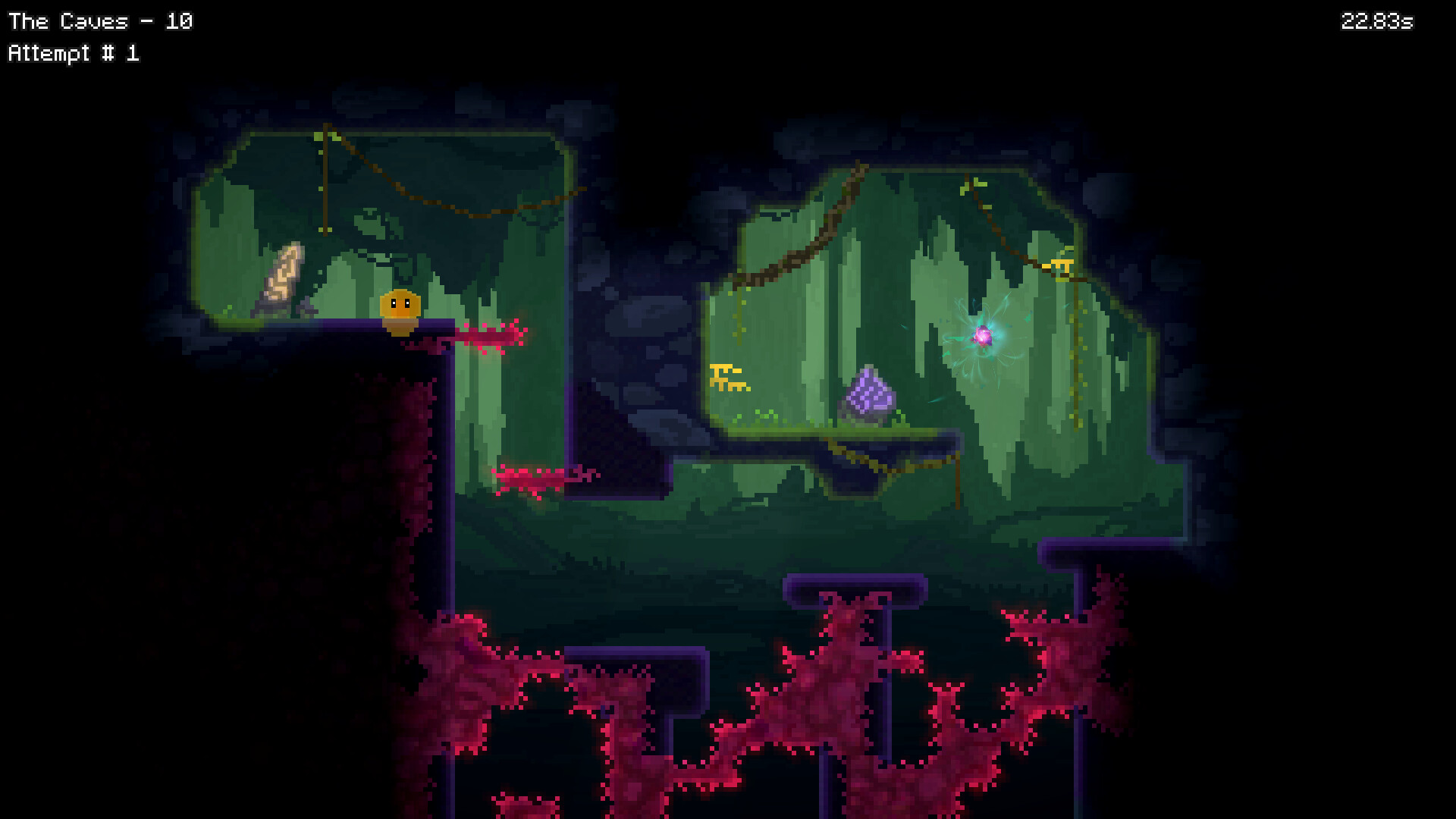 ArtStation - Cave level pixel art - JELLO