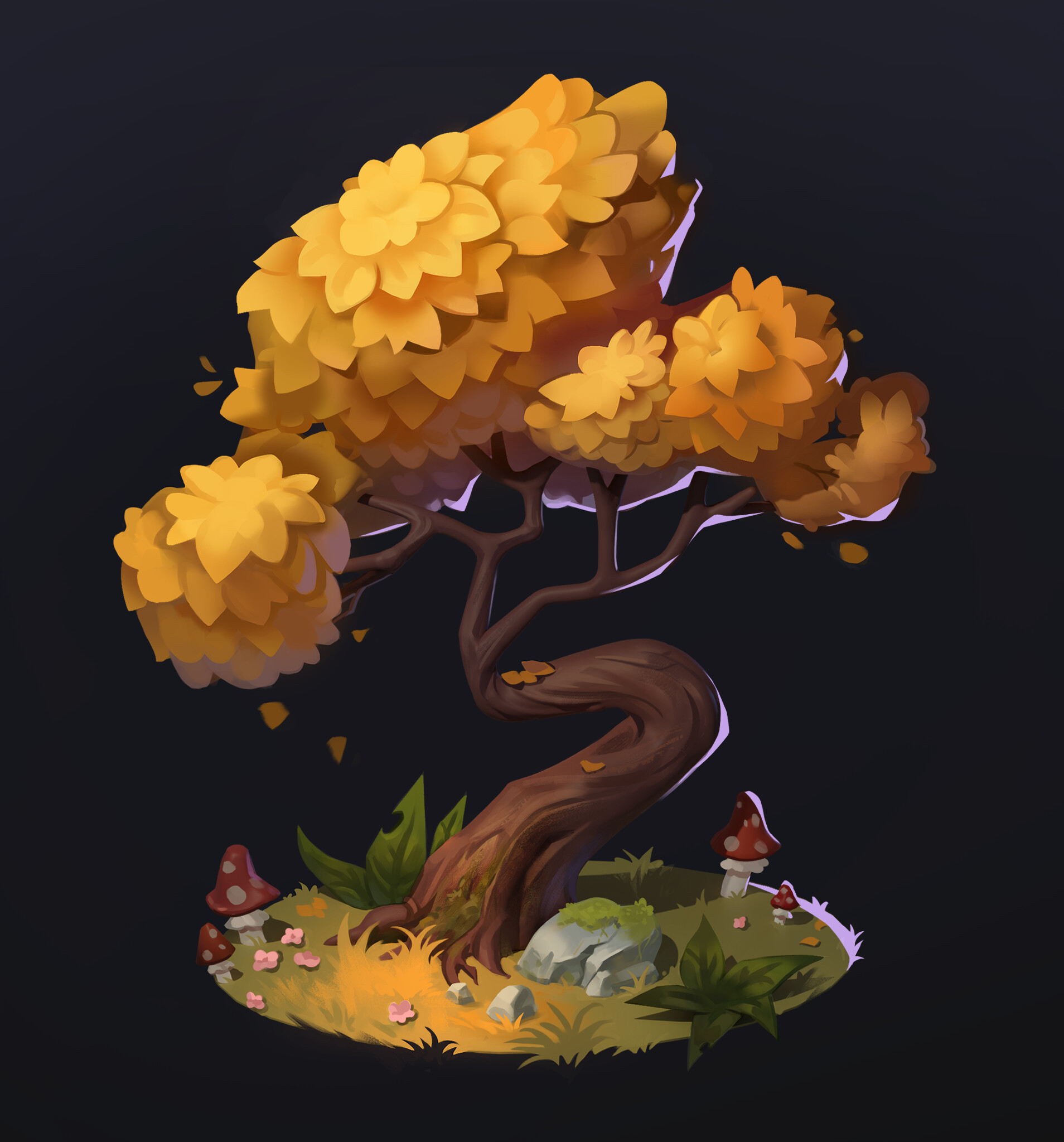 ArtStation - Autumn Tree