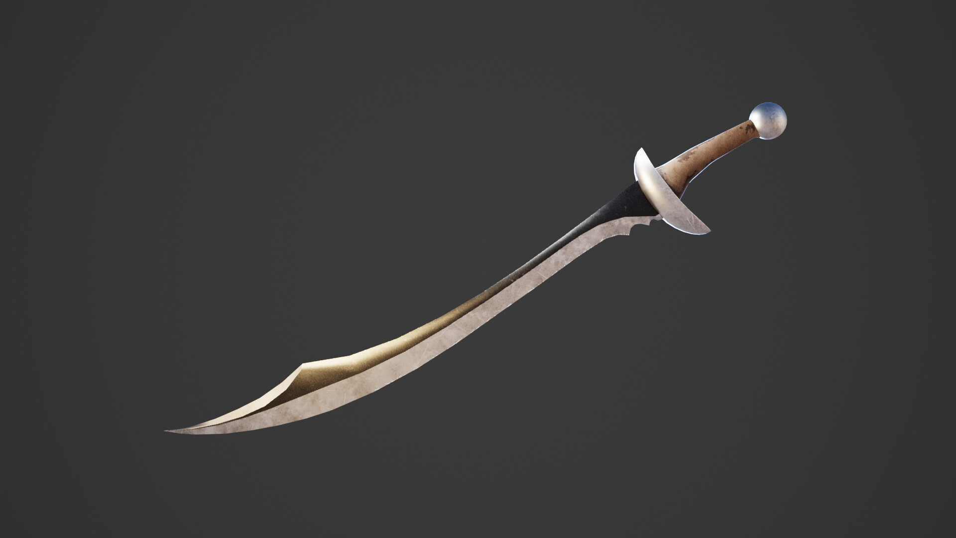 ArtStation - 3D CURVED SWORD