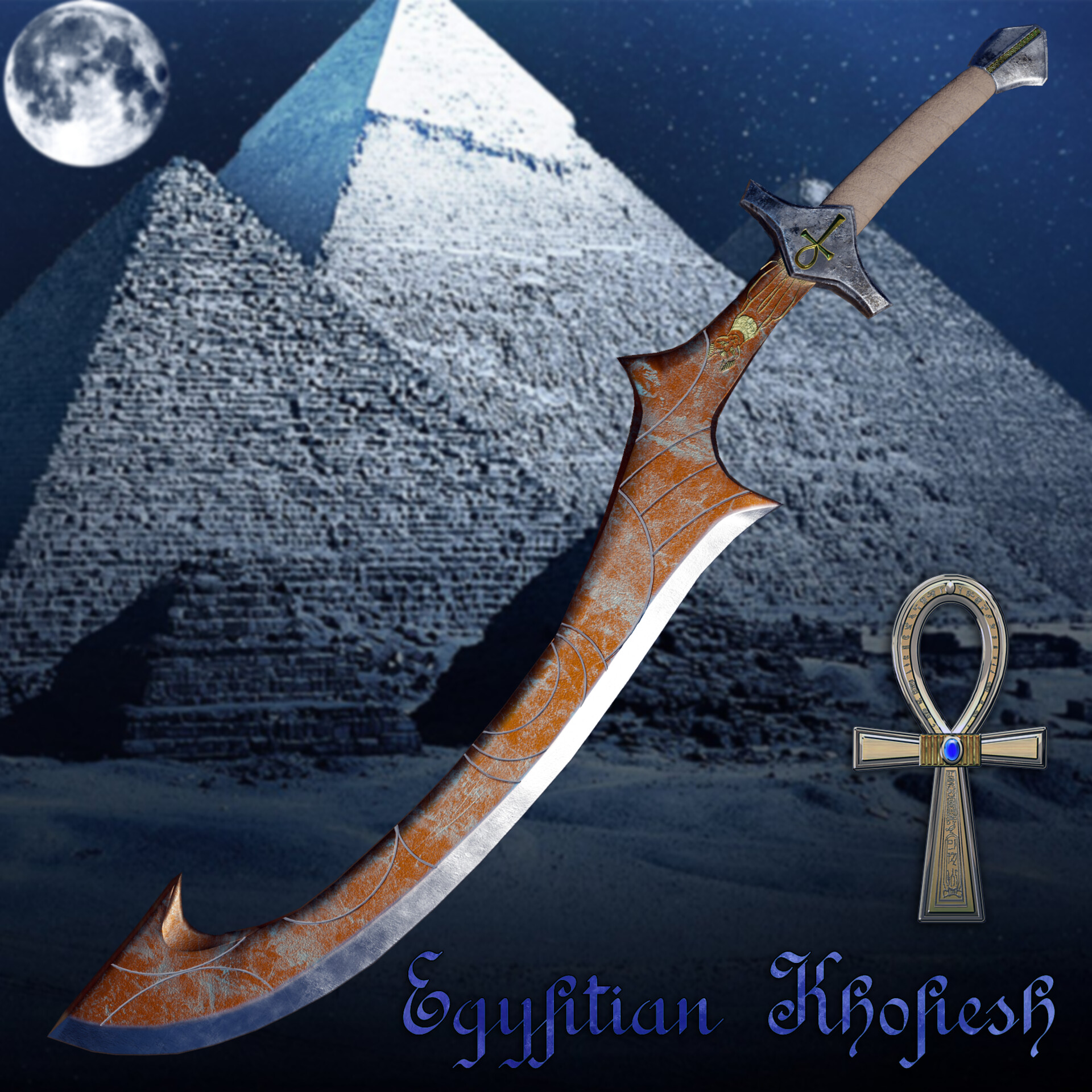 ArtStation - Egyptian Khopesh