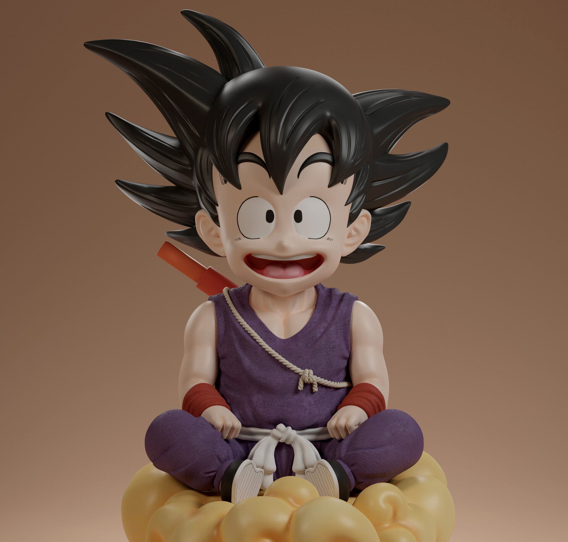 ArtStation - Son Goku SSJ5 fan art