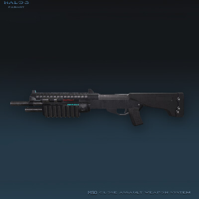 ArtStation - Halo 3 M90 Close Assault Weapon System