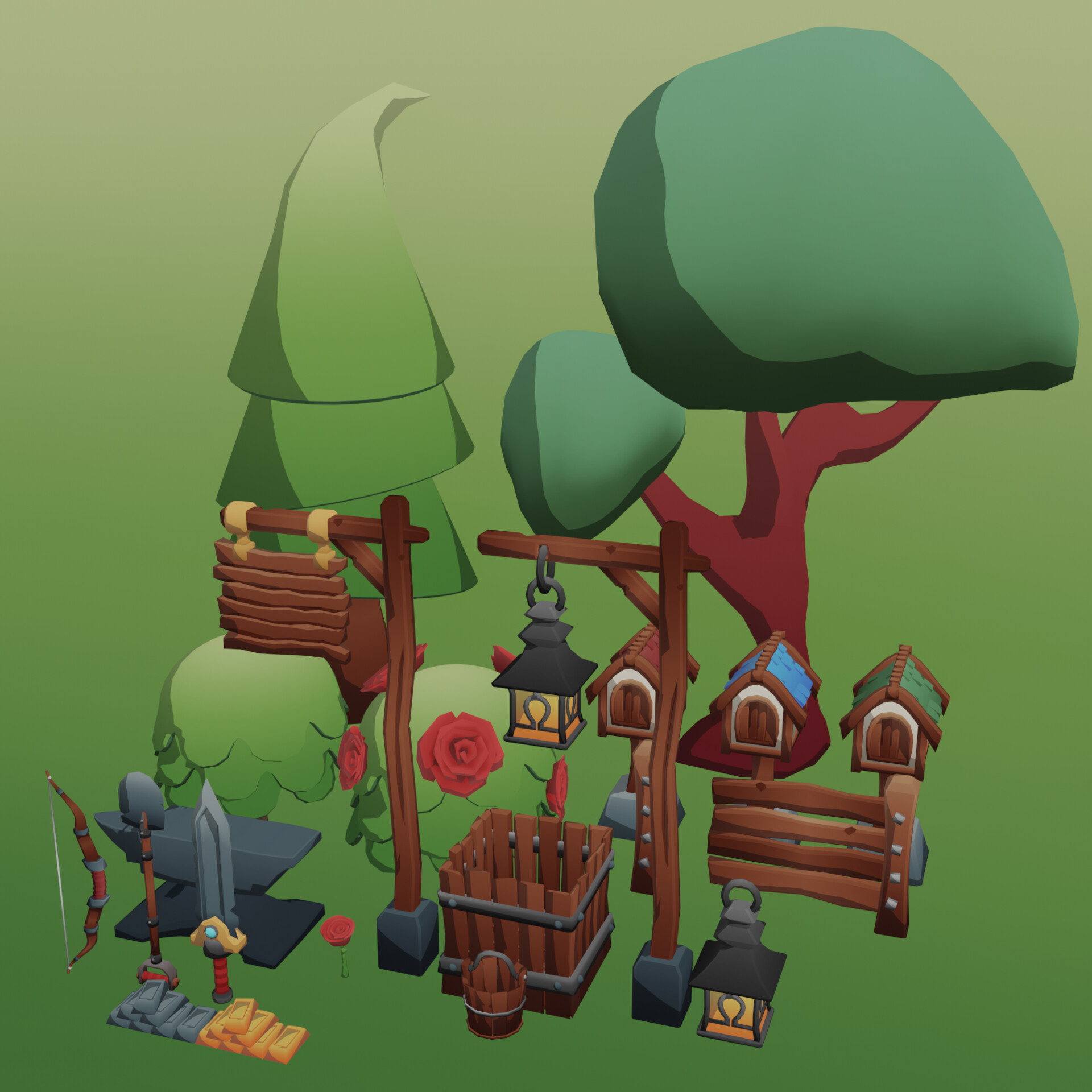 Liam Brenneis - Stylized Asset Pack