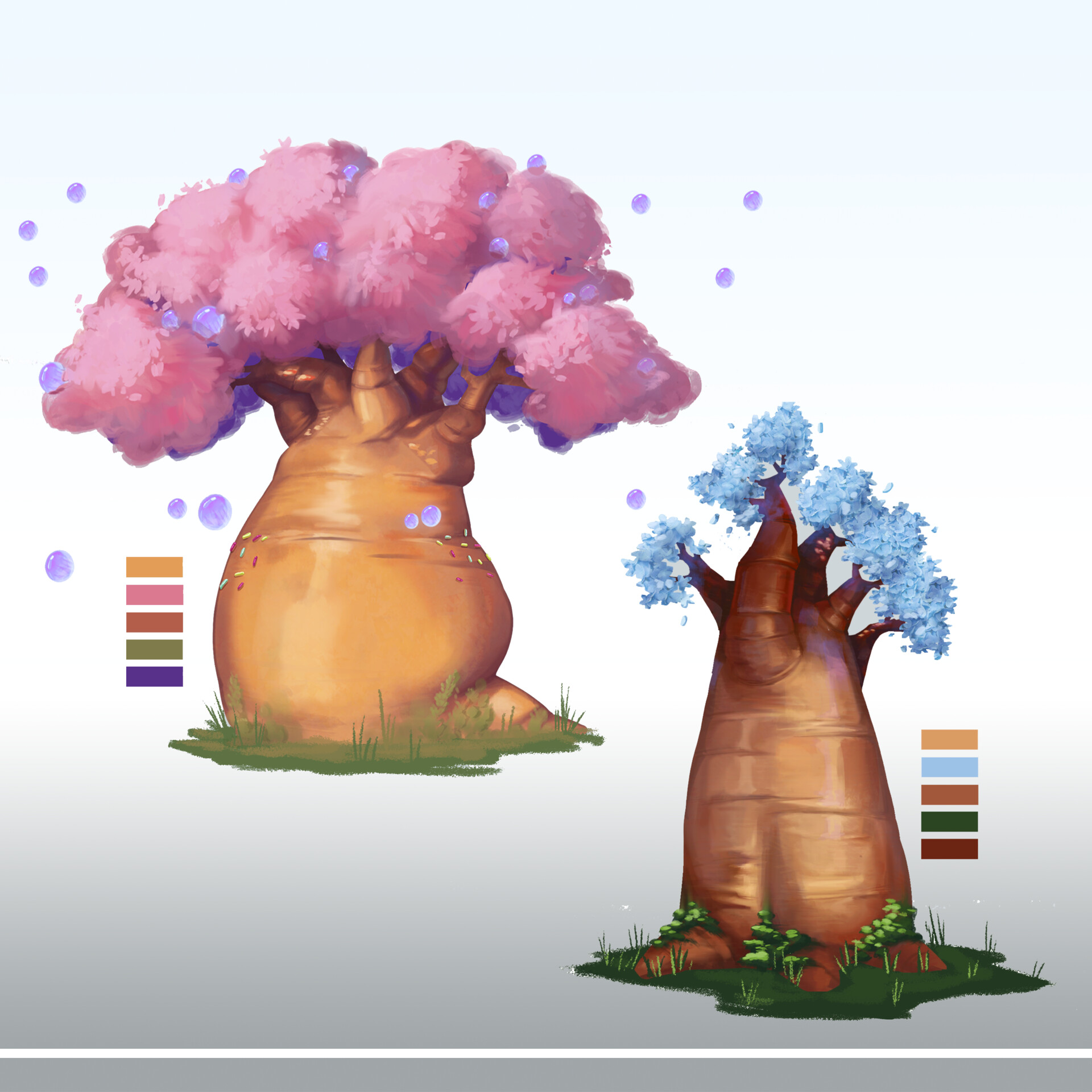 Artstation Trees Concepts