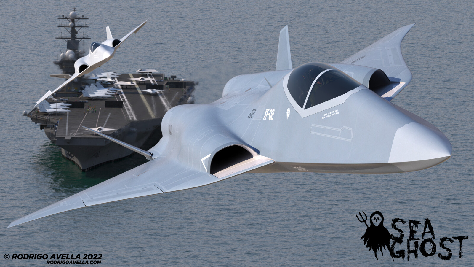 SEA GHOST- FA-XX Sixth generation fighter concept.