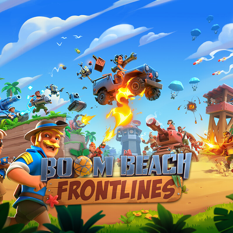 Ocellus - SERVICES - Boom Beach: Frontlines - Loading Screen