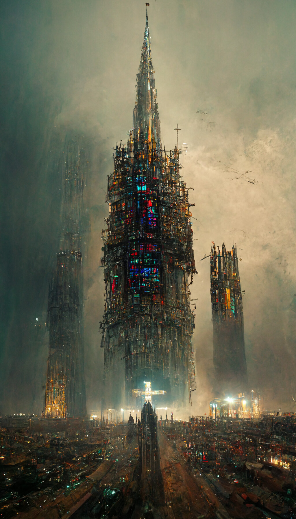 Artstation - Cyberpunk Cathedral