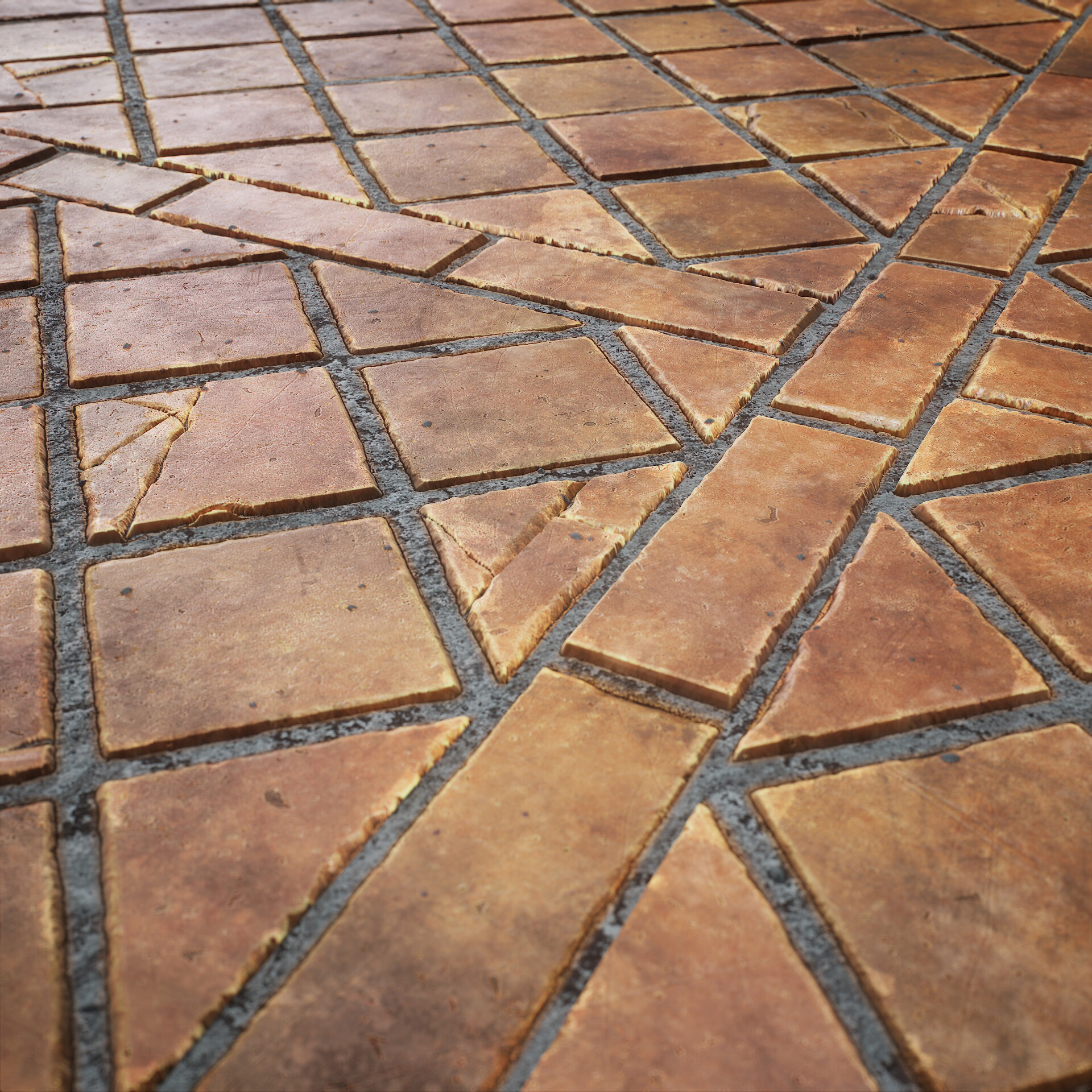 ArtStation Terracotta tiles