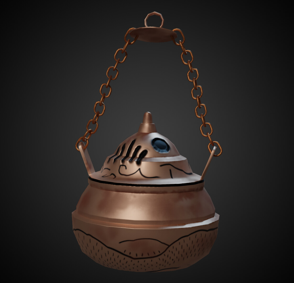 ArtStation Incense Lantern (Mod Model)
