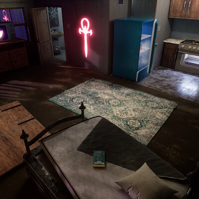 ArtStation - Nostalgia Shots: Vampire The Masquerade - Bloodlines Apartment