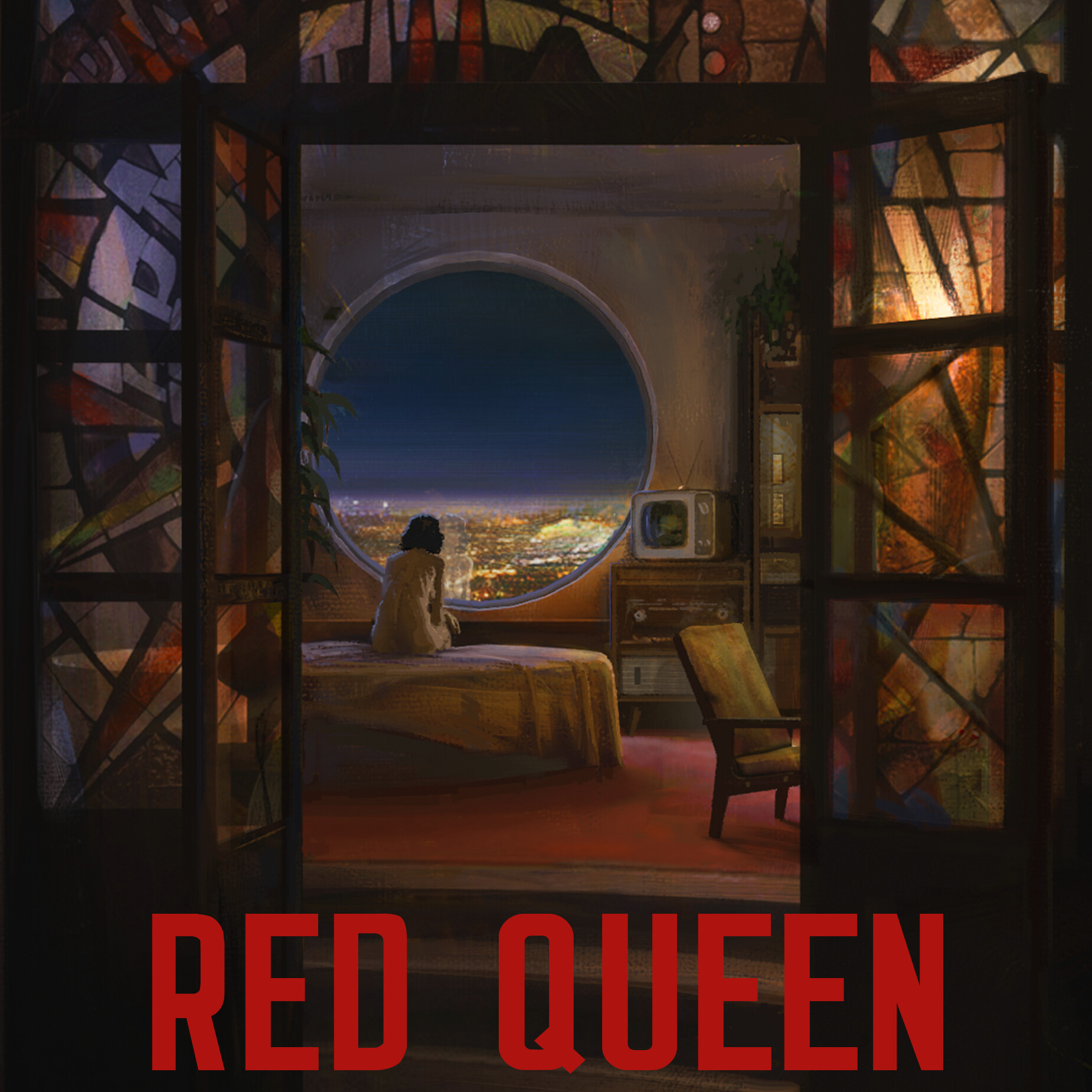 ArtStation Red Queen key shot and character design