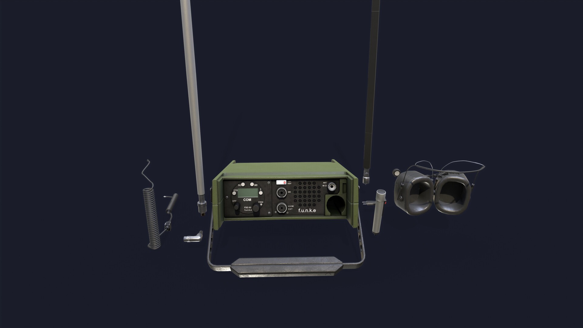 ArtStation Military radio communication Device FSG90