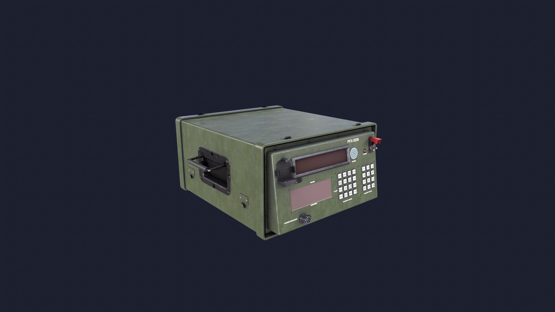 ArtStation - Military radio communication Device PFX