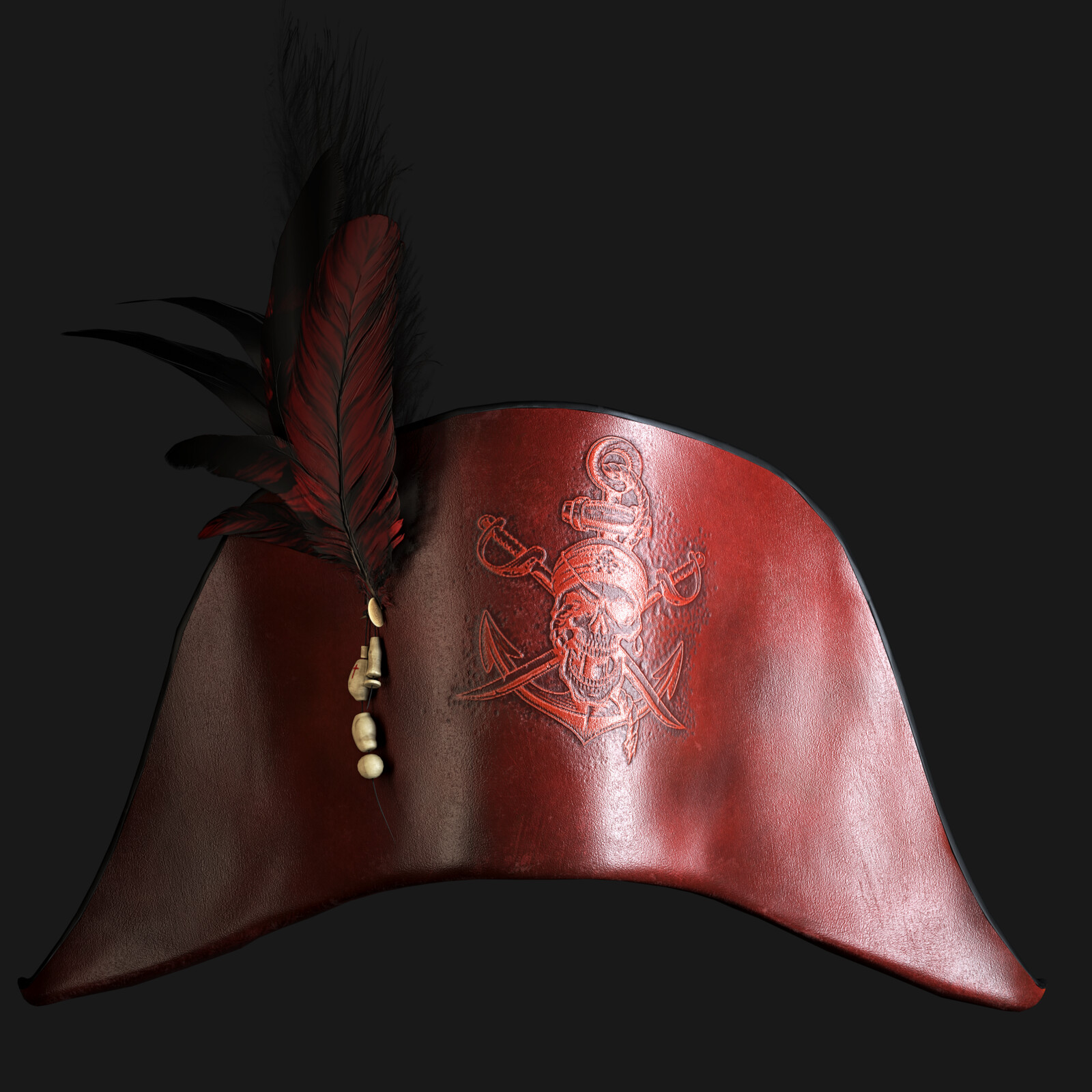 Lowpoly Pirate Hat 3
