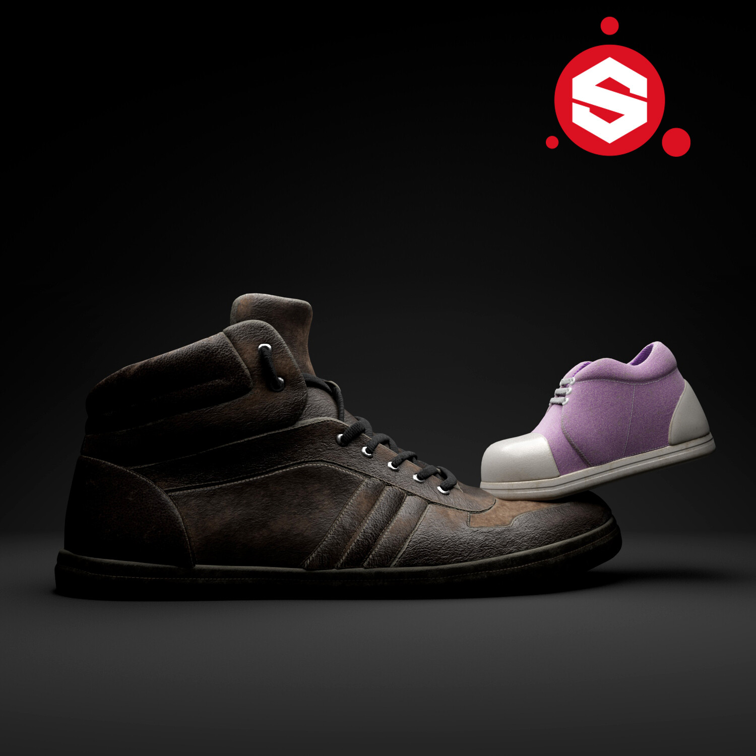 ArtStation Leather Shoe Substance Painter