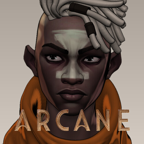 ArtStation - Ekko Arcane Fansculpt WIP