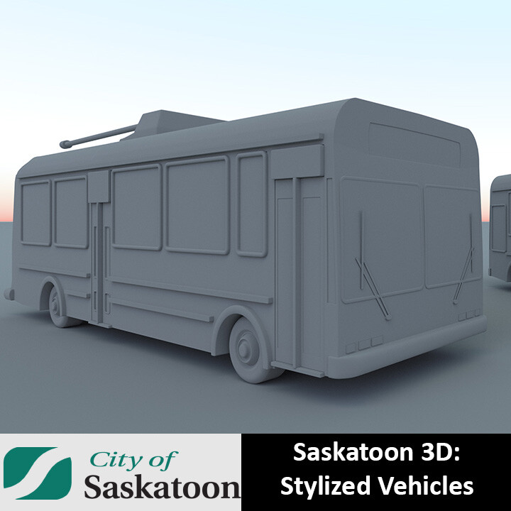 ArtStation - Saskatoon 3D: Cartoon Car Props