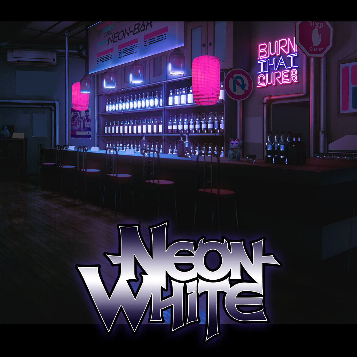 Neon White - Dialogue Backgrounds Part I 