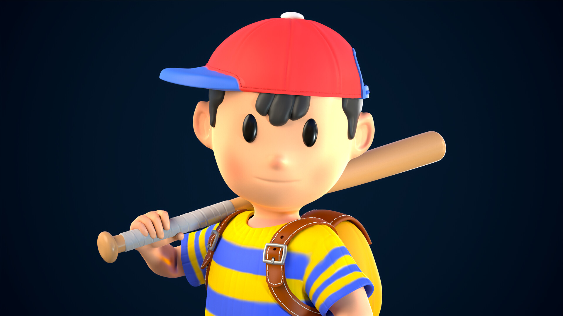 ArtStation - Ness (Earthbound) Fan Art