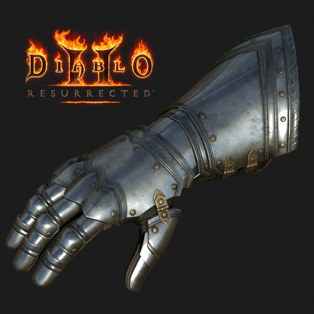 Artstation Diablo 2 Gauntlet Cursor