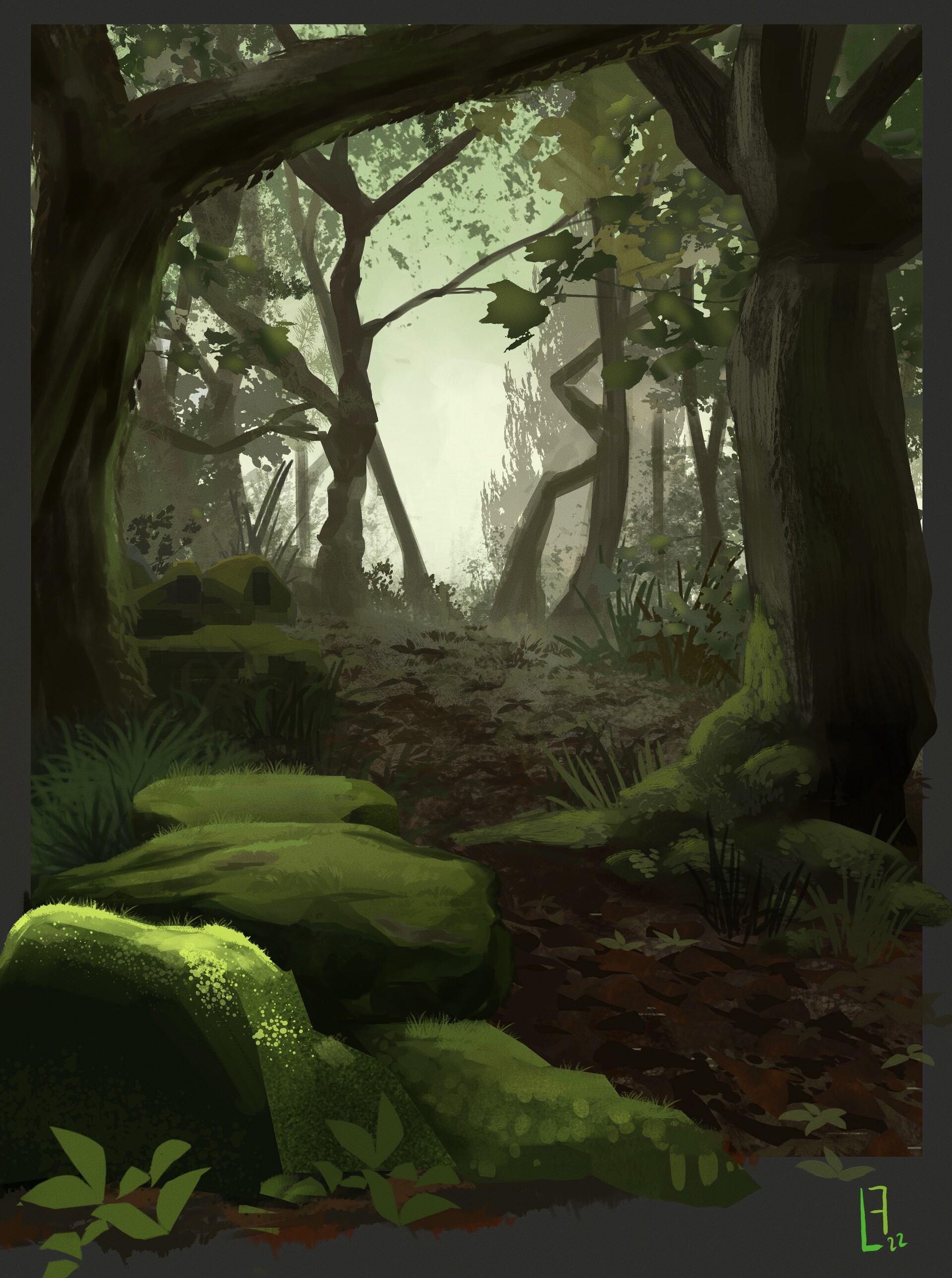 ArtStation - Forest Sketches