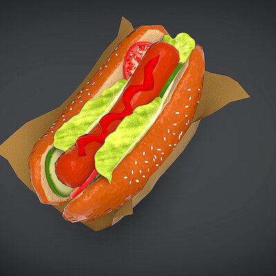 ArtStation - Hot dog gun