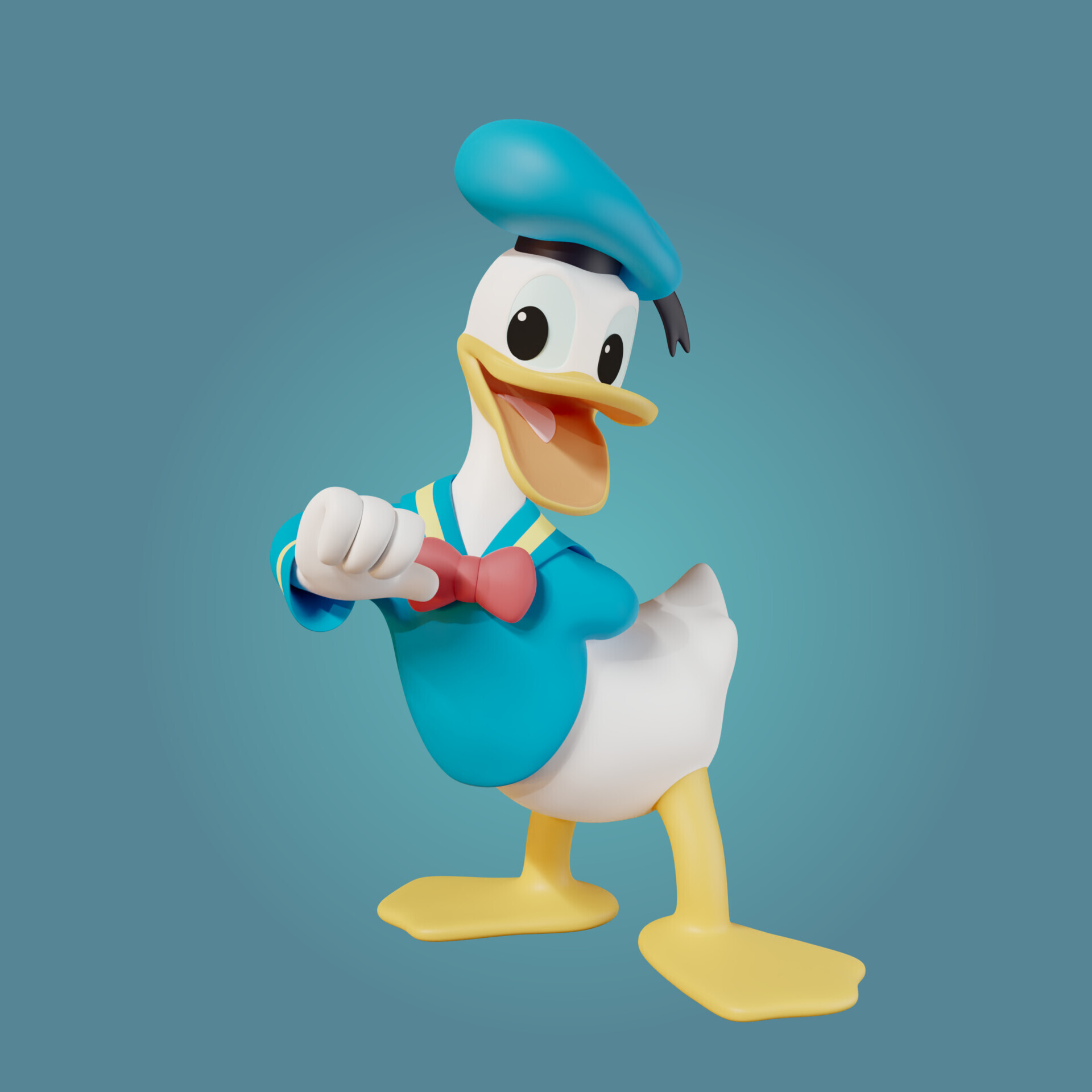 ArtStation - 3D Donald Duck