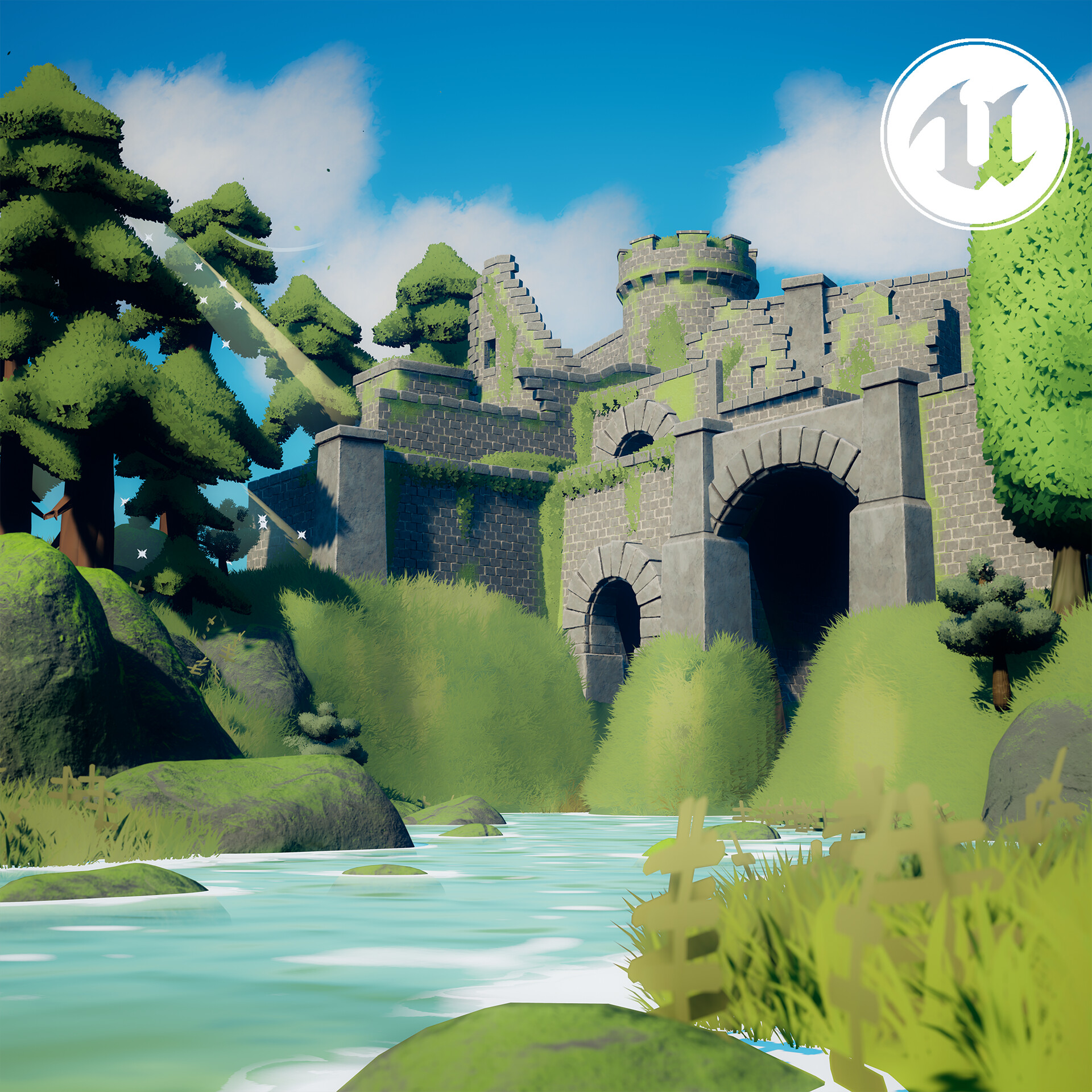 ArtStation - Stylized Ruins