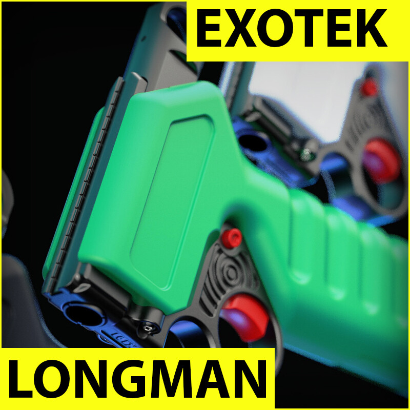 Long Man disposable machine pistol