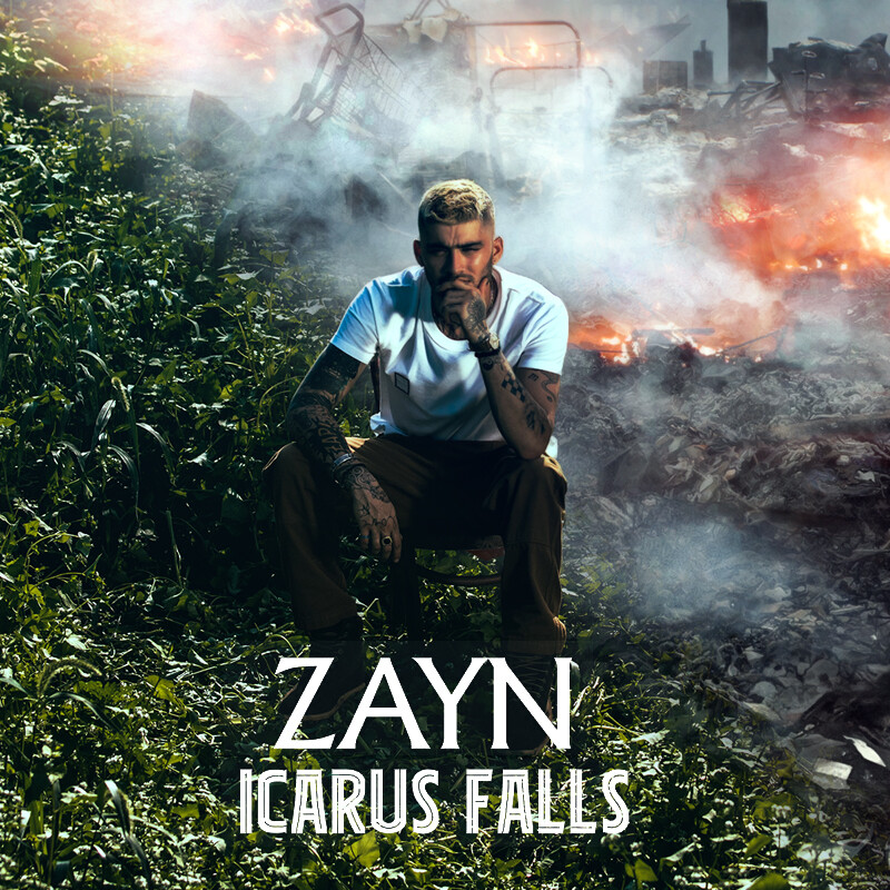 Artstation Zayn Icarus Falls Alternate Album Cover