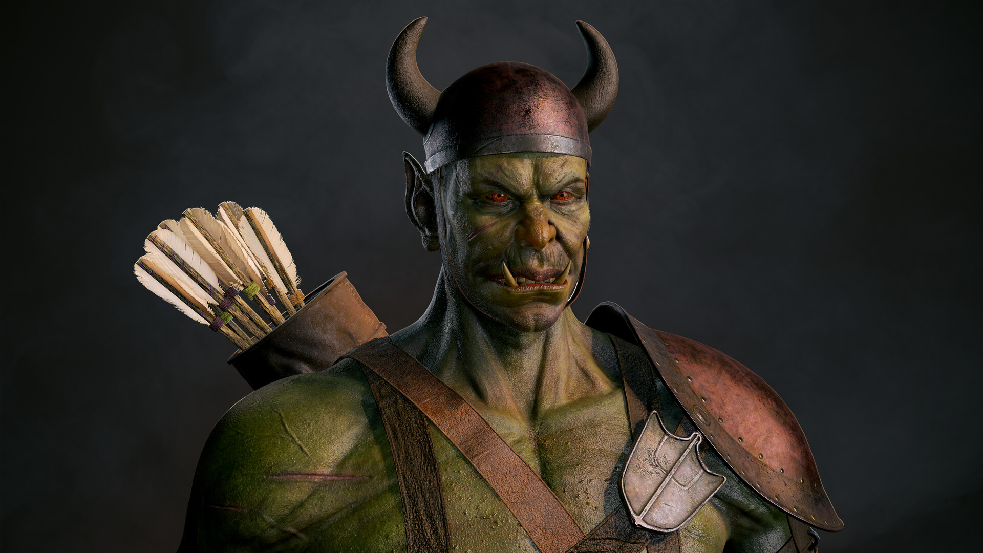 ArtStation Orc Archer Franz Oliver Lipio Franz Oliver Lipio Edited 9