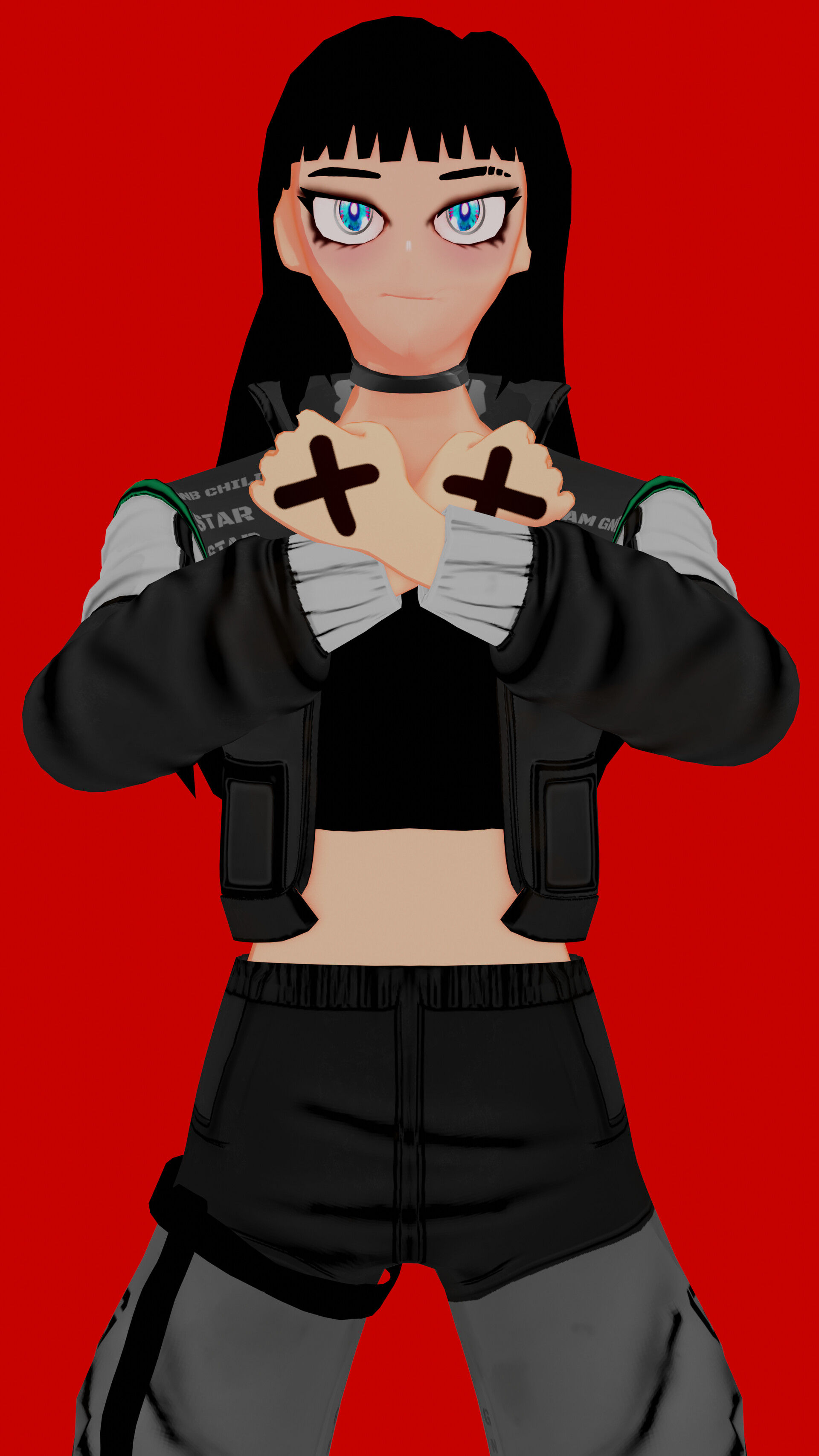 ArtStation Straight Edge girl wearing jacket