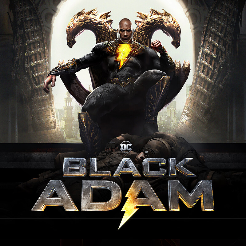 Black Adam 2021 Film Animated Teaser illustrations