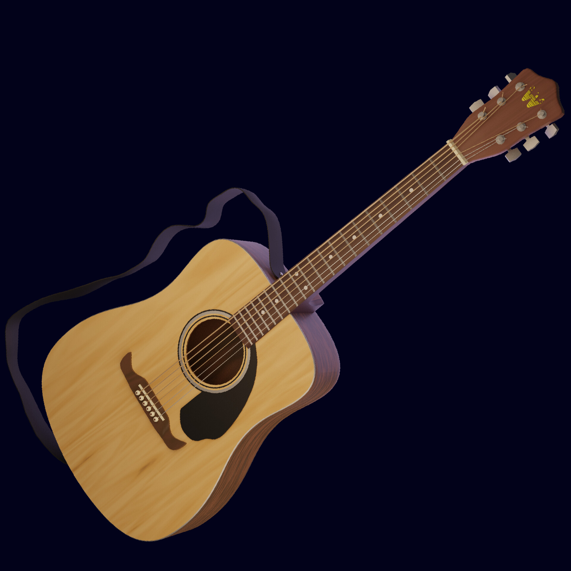 ArtStation Acoustic Guitar Model