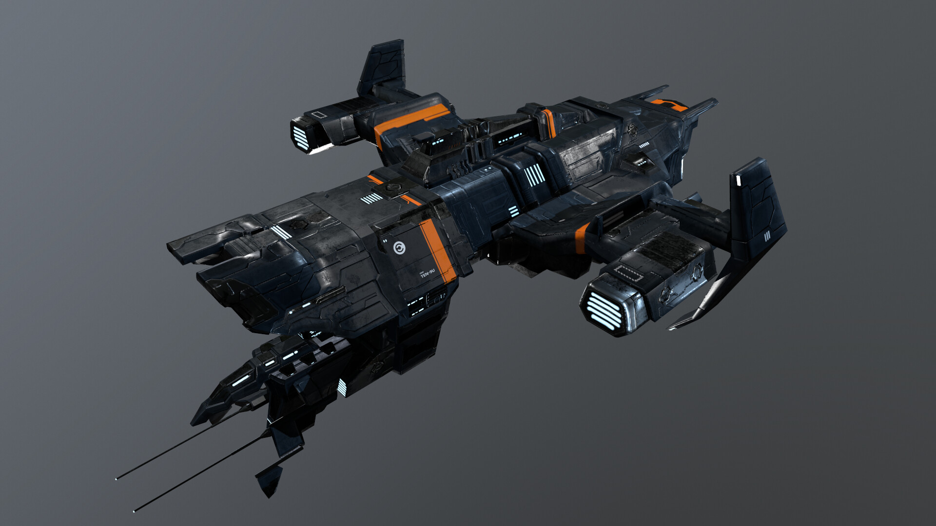 ArtStation - EVE Online - Caldari Strategic Cruiser Tengu Legacy ...