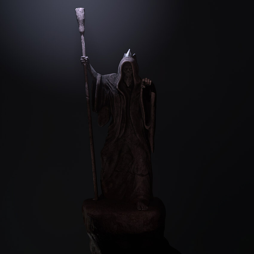 ArtStation - Wizard Statue