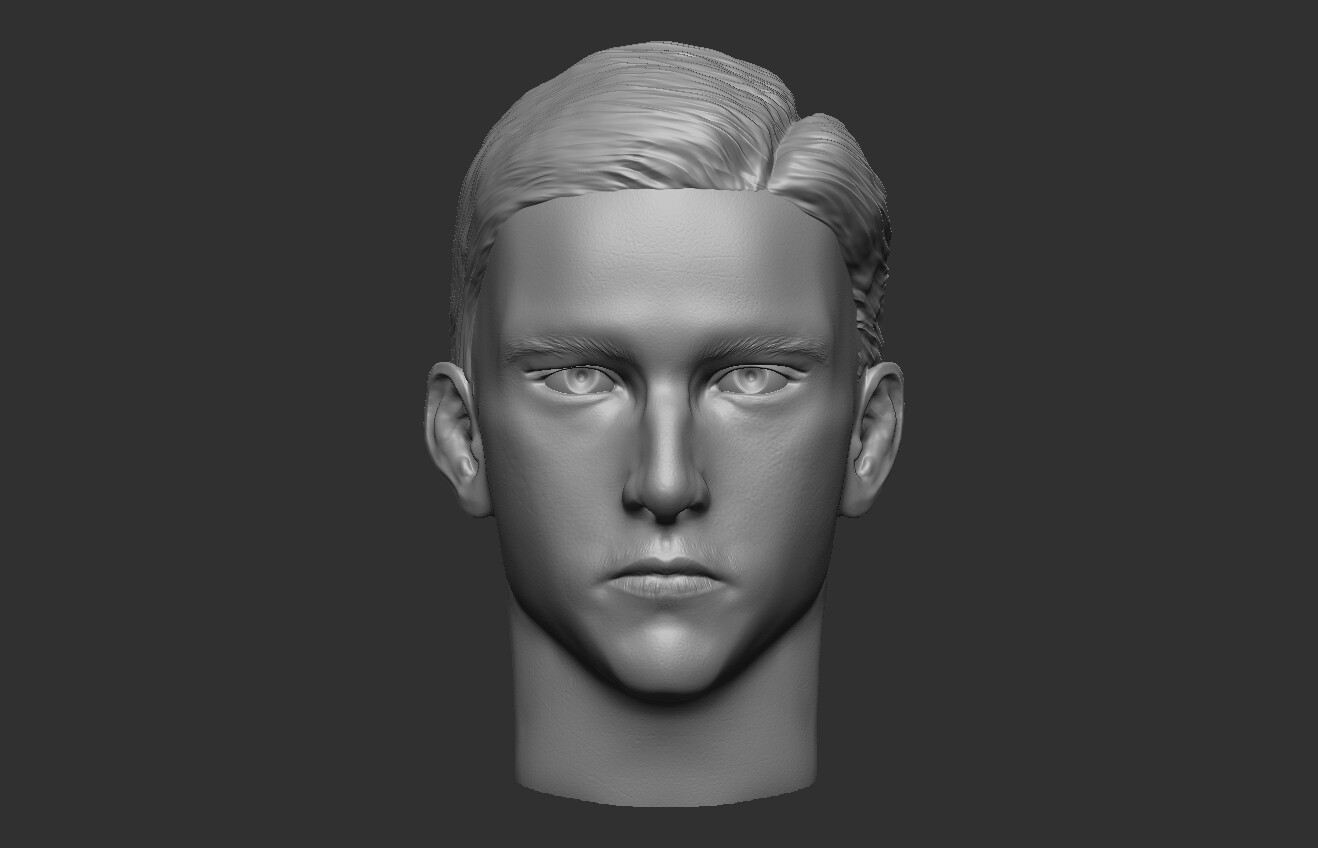 ArtStation - Male Face Practice