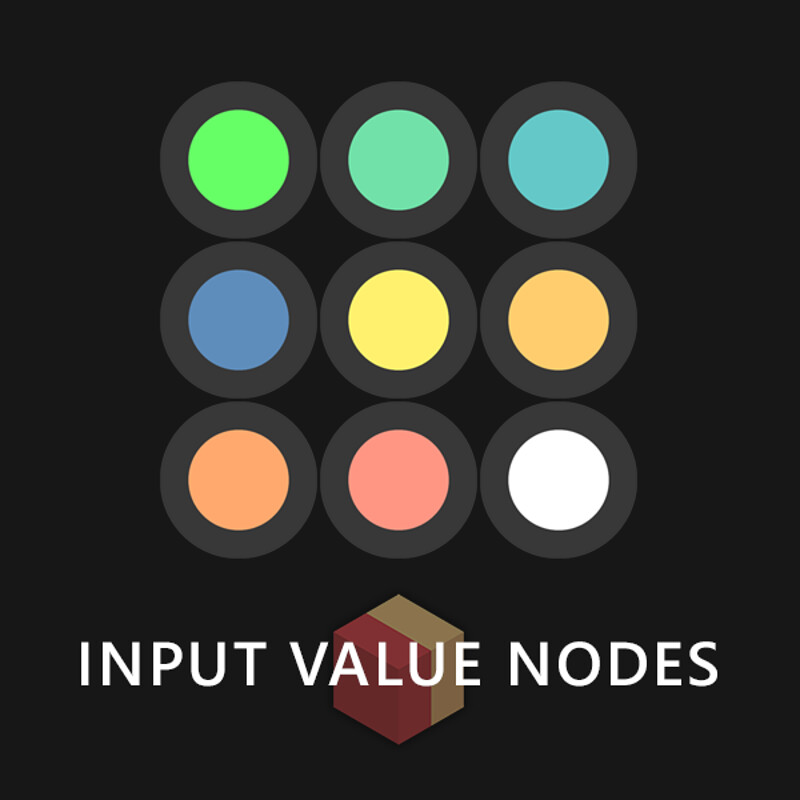 AS Input Value Nodes - Substance Designer Node Set